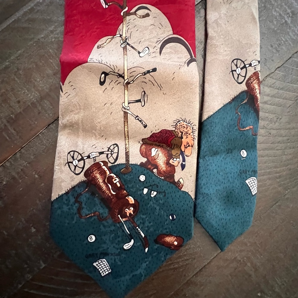 Gary Patterson “It’s Only A Game” Men's Neck Tie Fishing Outdoors Novelty